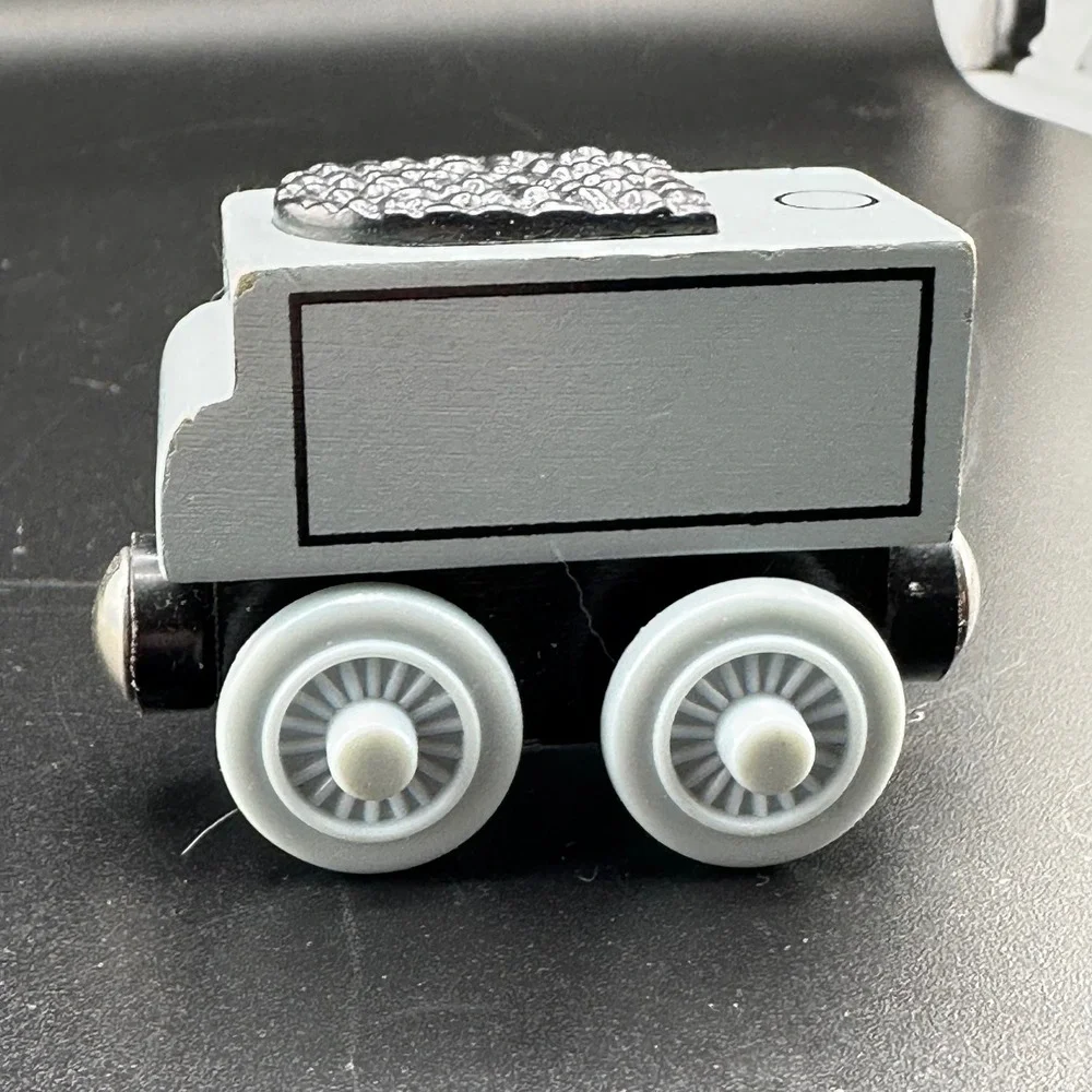 Thomas Wooden Railway Spencer's Tender Silver Coal Car 2003 Learning Curve Train